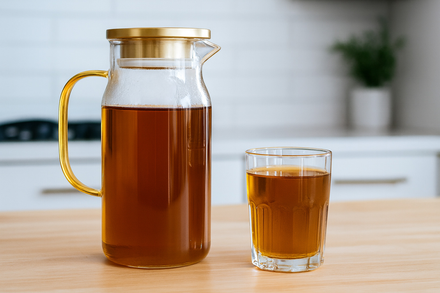 朝は一杯の麦茶から