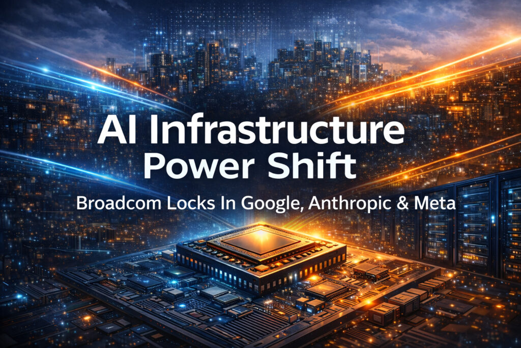 AIチップ争奪戦の「真の勝者」BroadcomがMeta・Google・Anthropicと長期契約