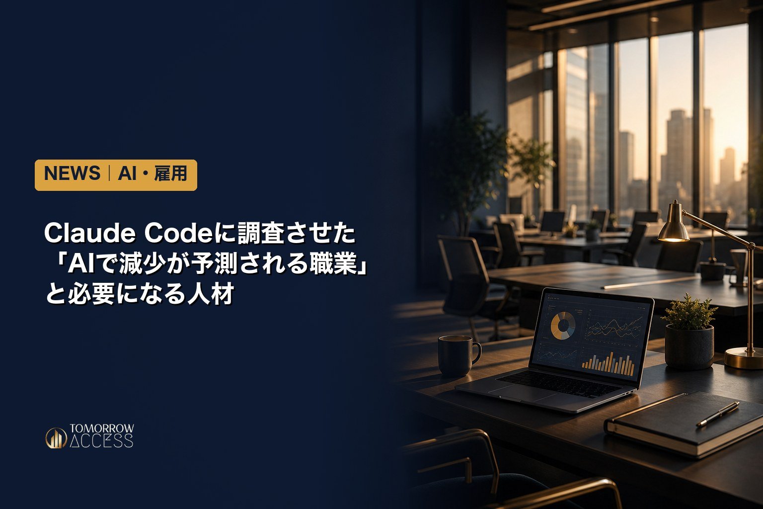 Claude Codeに調査させた「AIで減少が予測される職業」と必要になる人材