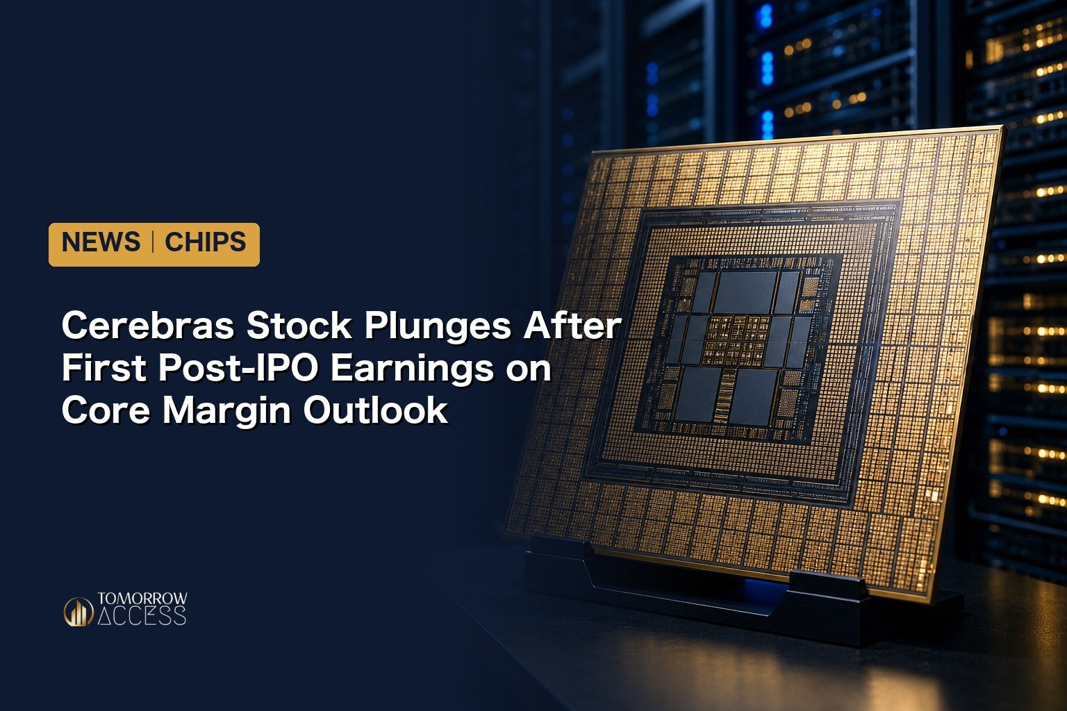 Cerebras Stock Plunges After First Post-IPO Earnings on Core Margin Outlook