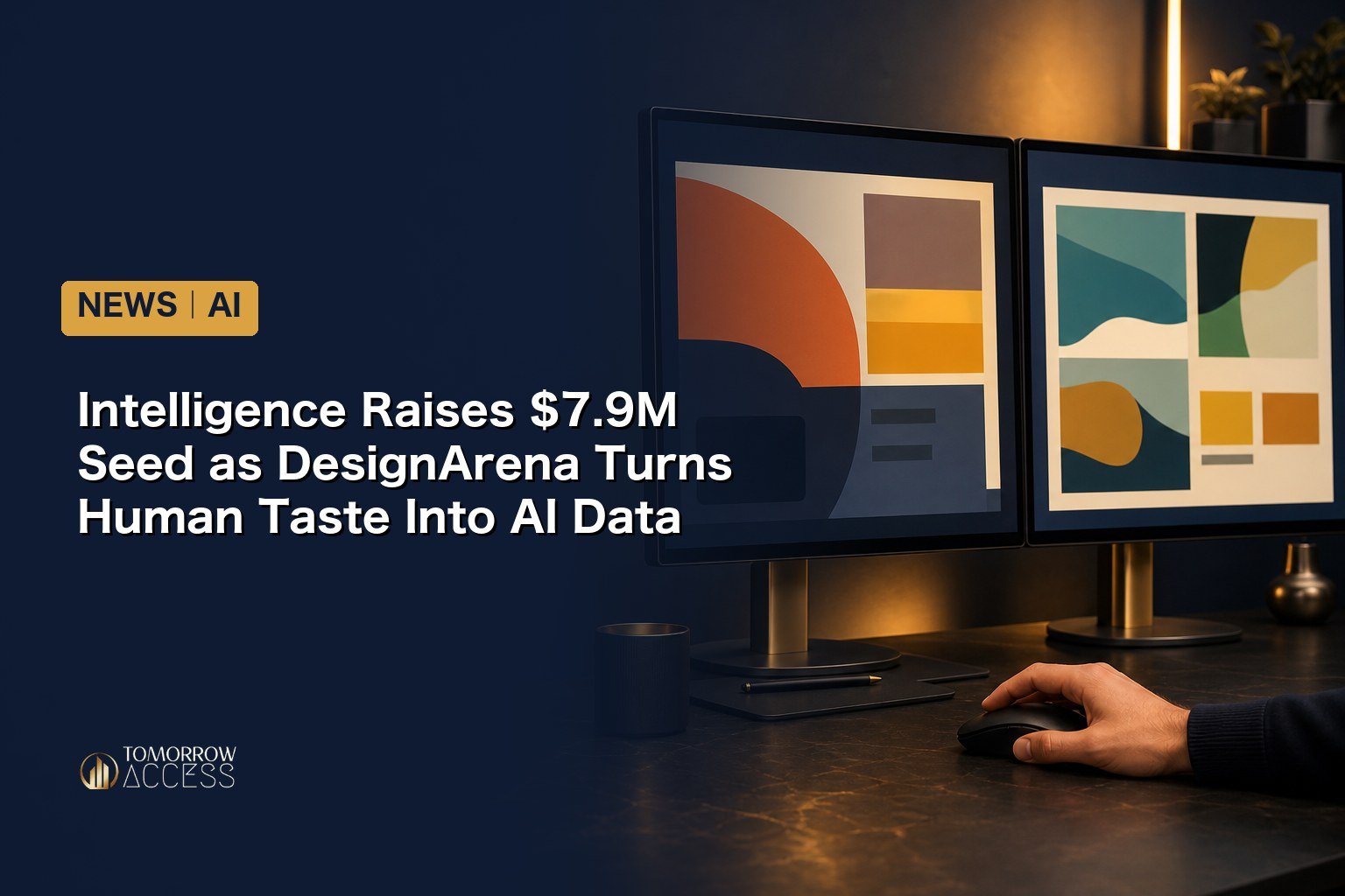 Intelligence Raises $7.9M Seed as DesignArena Turns Human Taste Into AI Data