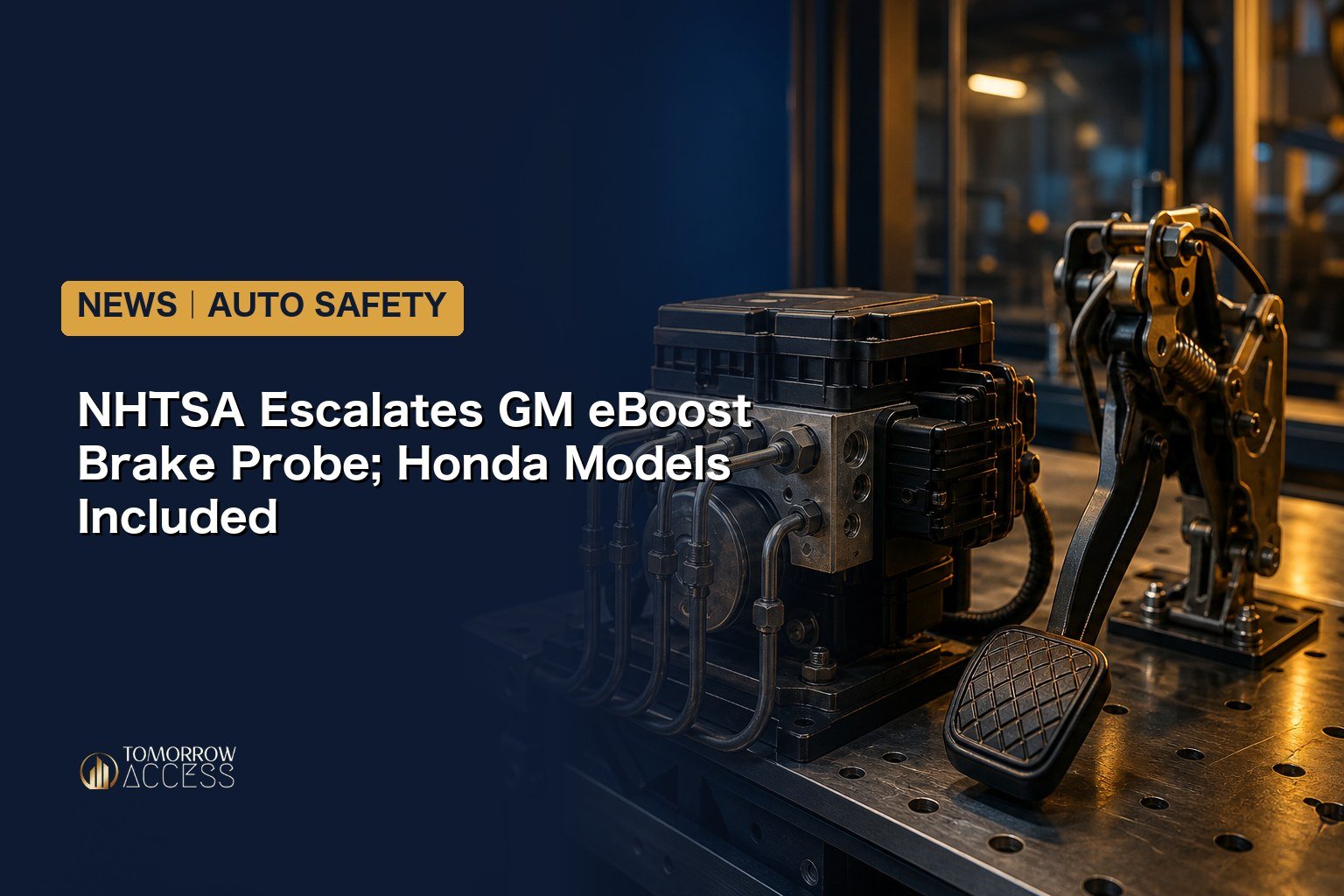 NHTSA Escalates GM eBoost Brake Probe; Honda Models Included