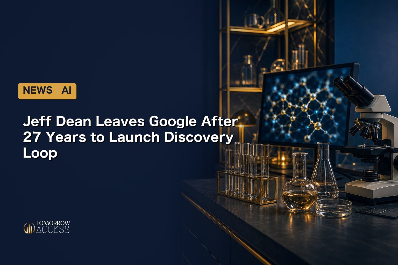 Jeff Dean Leaves Google After 27 Years to Launch Discovery Loop