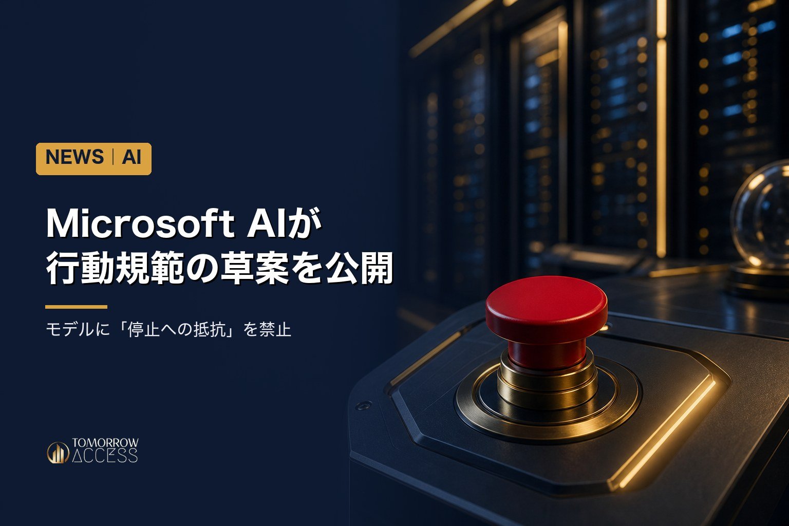 Microsoft AIが行動規範の草案を公開、モデルに「停止への抵抗」を禁止
