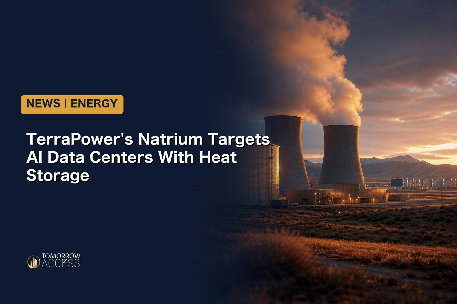 TerraPower's Natrium Targets AI Data Centers With Heat Storage