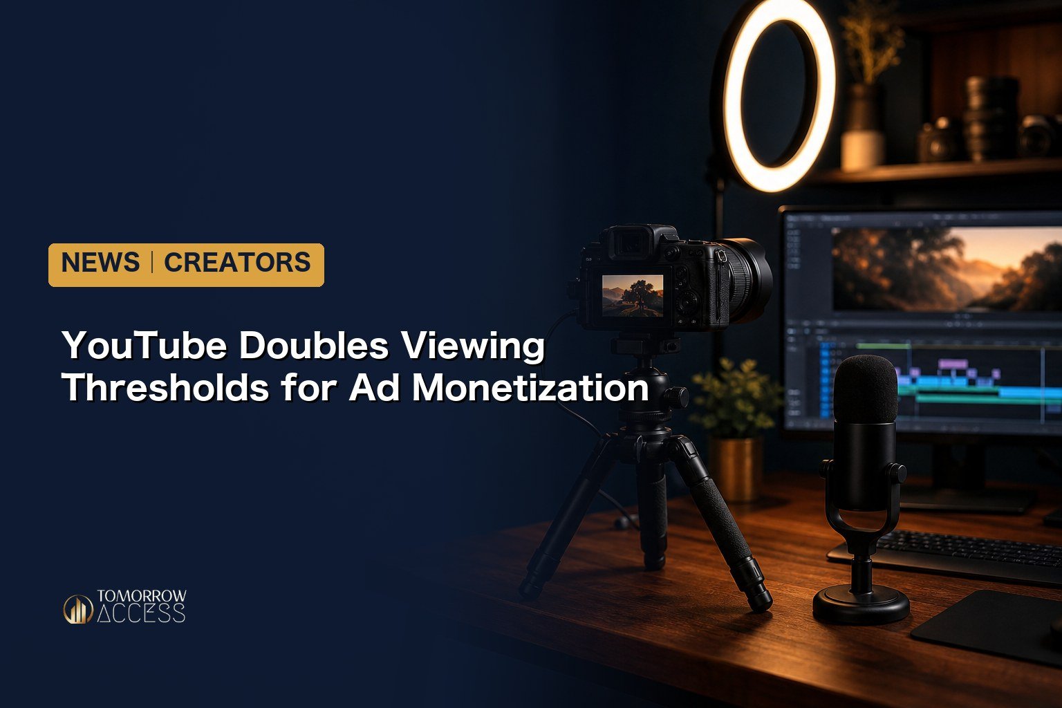 YouTube Doubles Viewing Thresholds for Ad Monetization