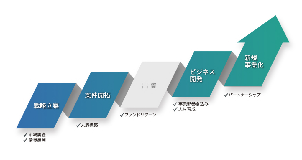 新規事業化のステップと全体戦略
